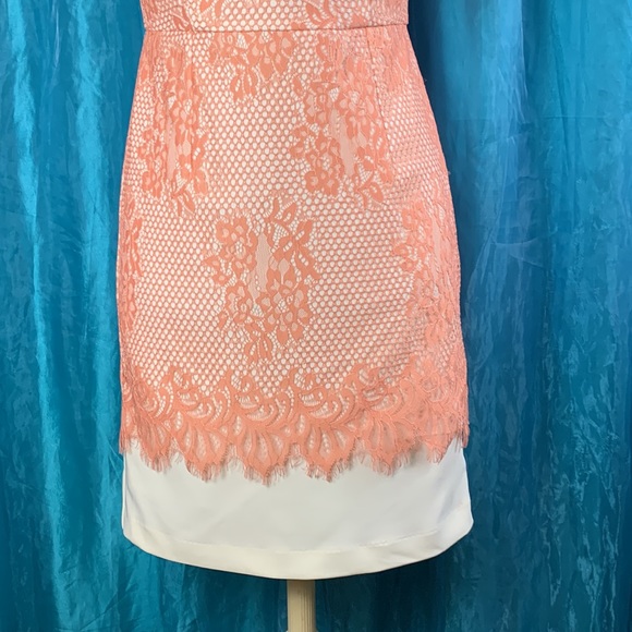 NWT - Lace overlay sheath dress (S) - Picture 3 of 6
